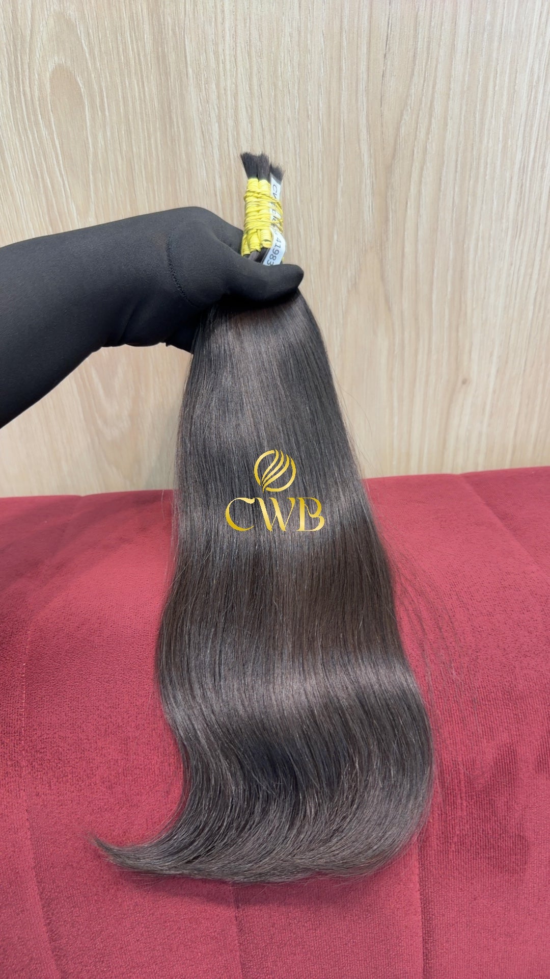 Cabelo Castanho Natural Médio 46cm 88g Brasileiro do Sul