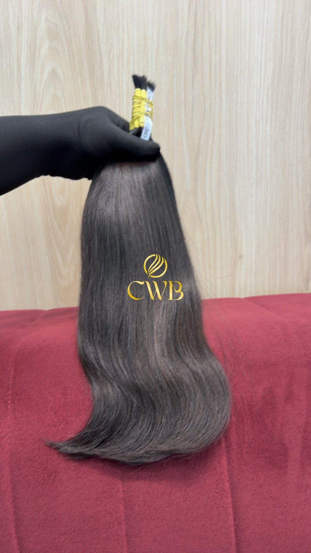 Cabelo Castanho Natural Médio 46cm 88g Brasileiro do Sul