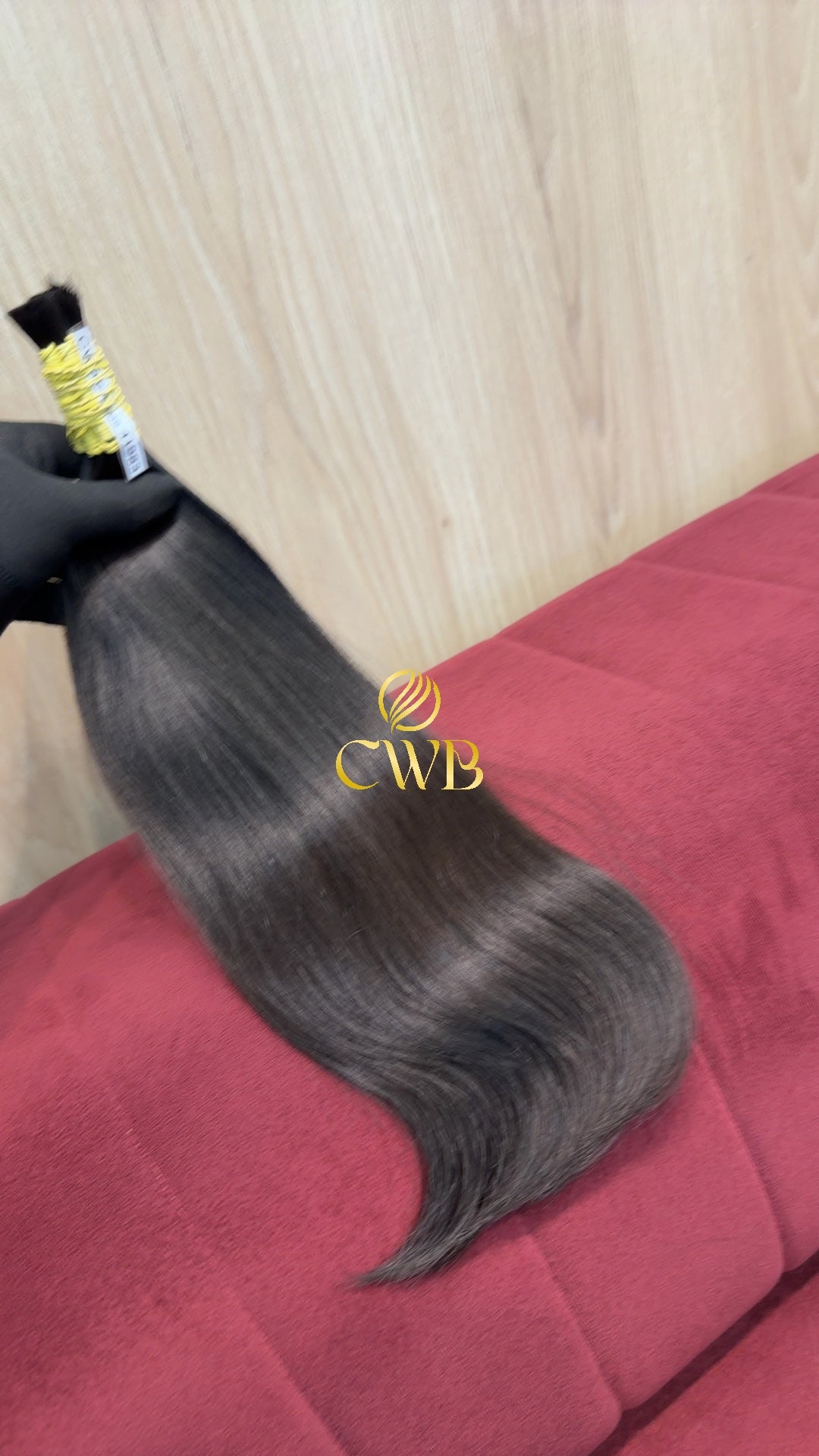 Cabelo Castanho Natural Médio 46cm 88g Brasileiro do Sul
