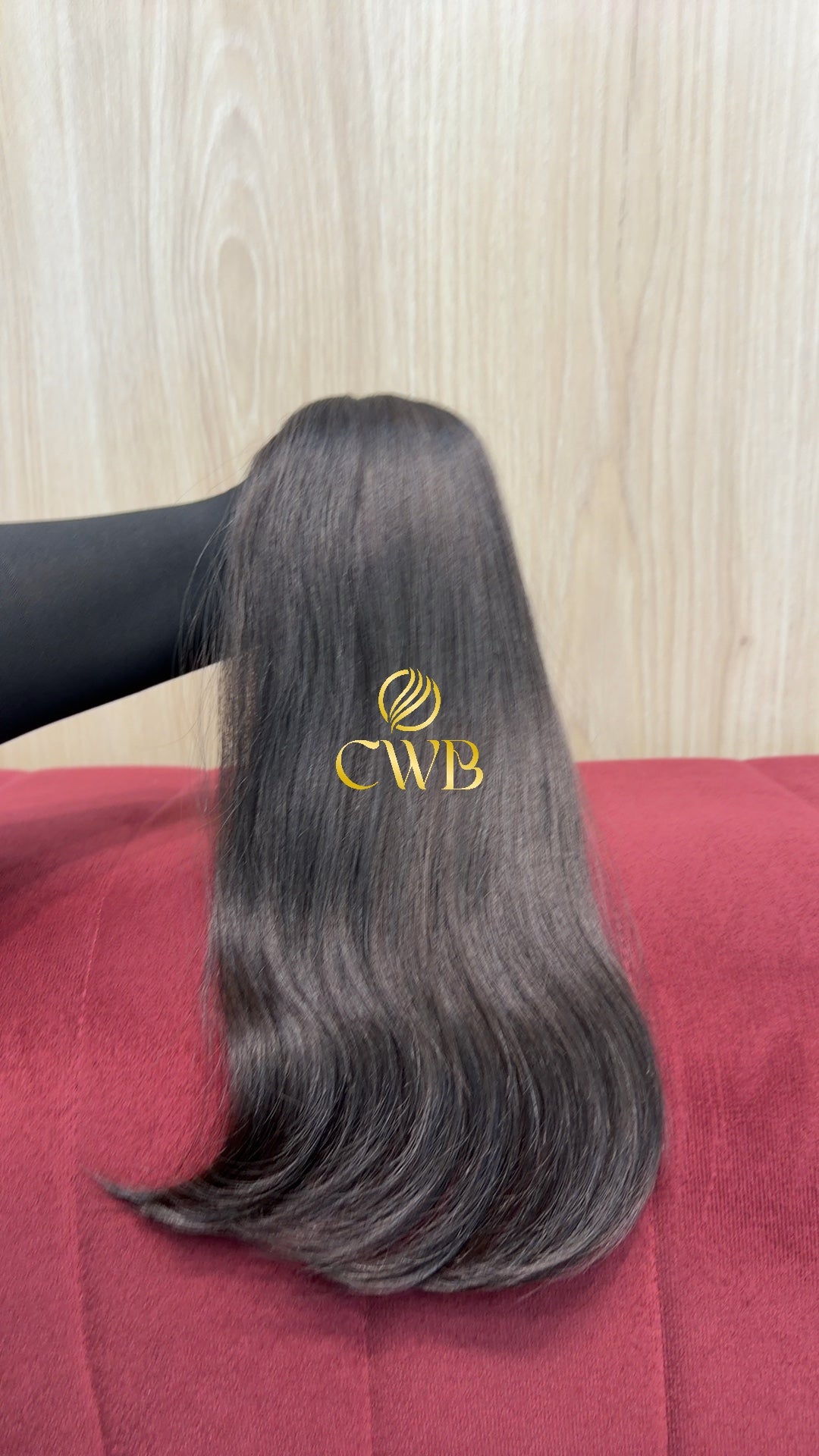 Cabelo Castanho Natural Médio 46cm 88g Brasileiro do Sul