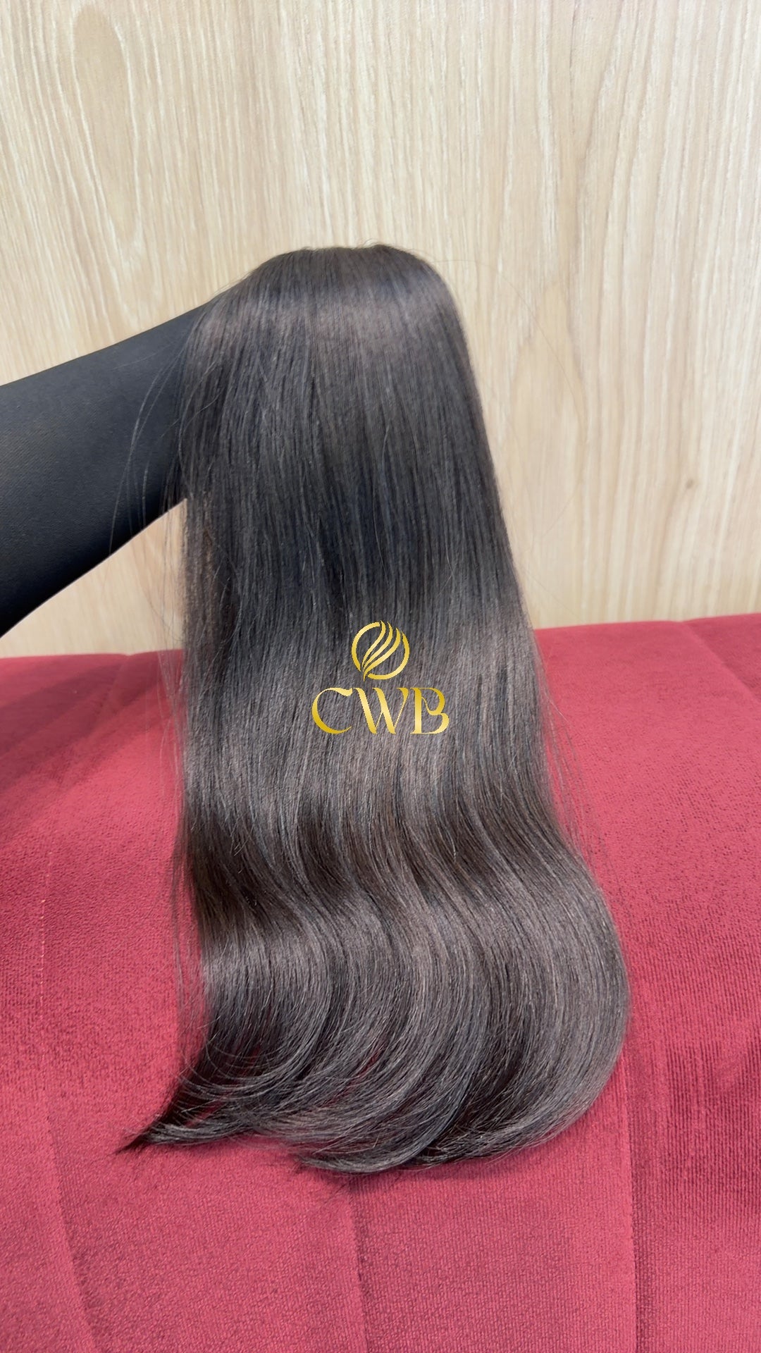 Cabelo Castanho Natural Médio 46cm 88g Brasileiro do Sul