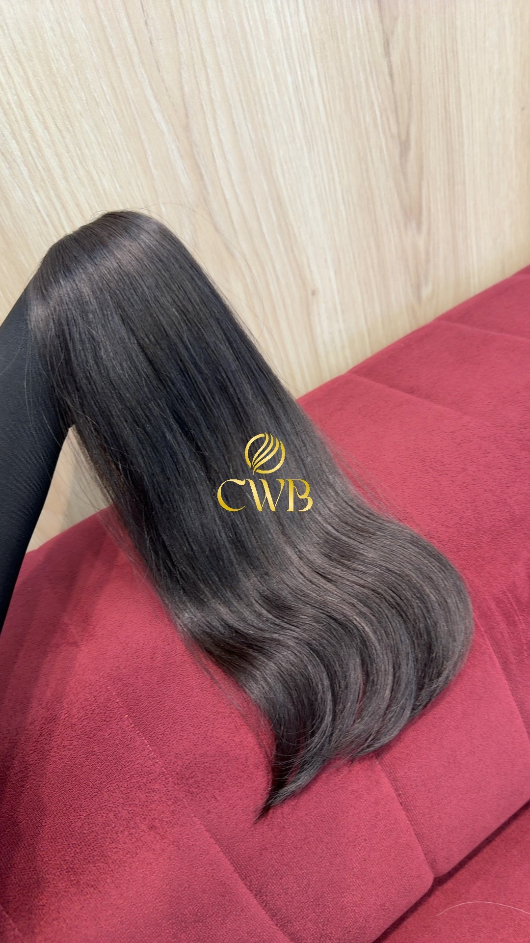 Cabelo Castanho Natural Médio 46cm 88g Brasileiro do Sul
