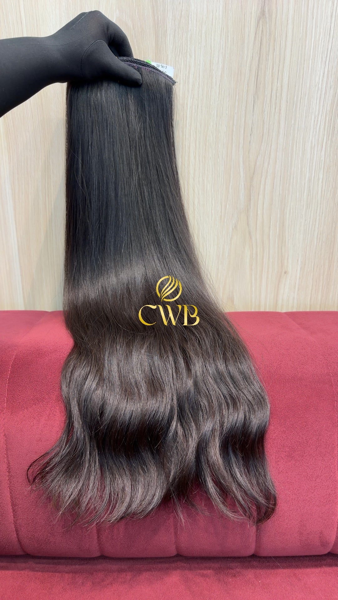 Cabelo Castanho Natural Médio 66cm 252g Brasileiro do Sul