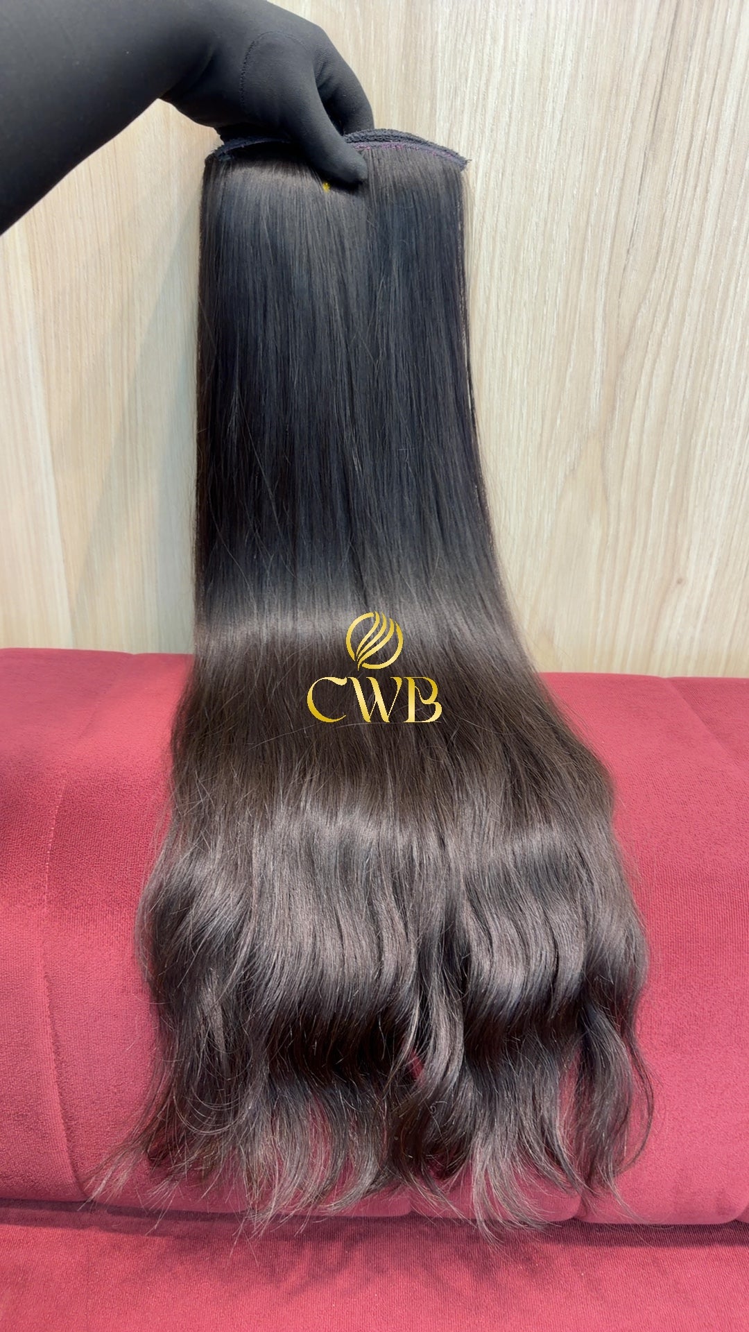 Cabelo Castanho Natural Médio 66cm 252g Brasileiro do Sul