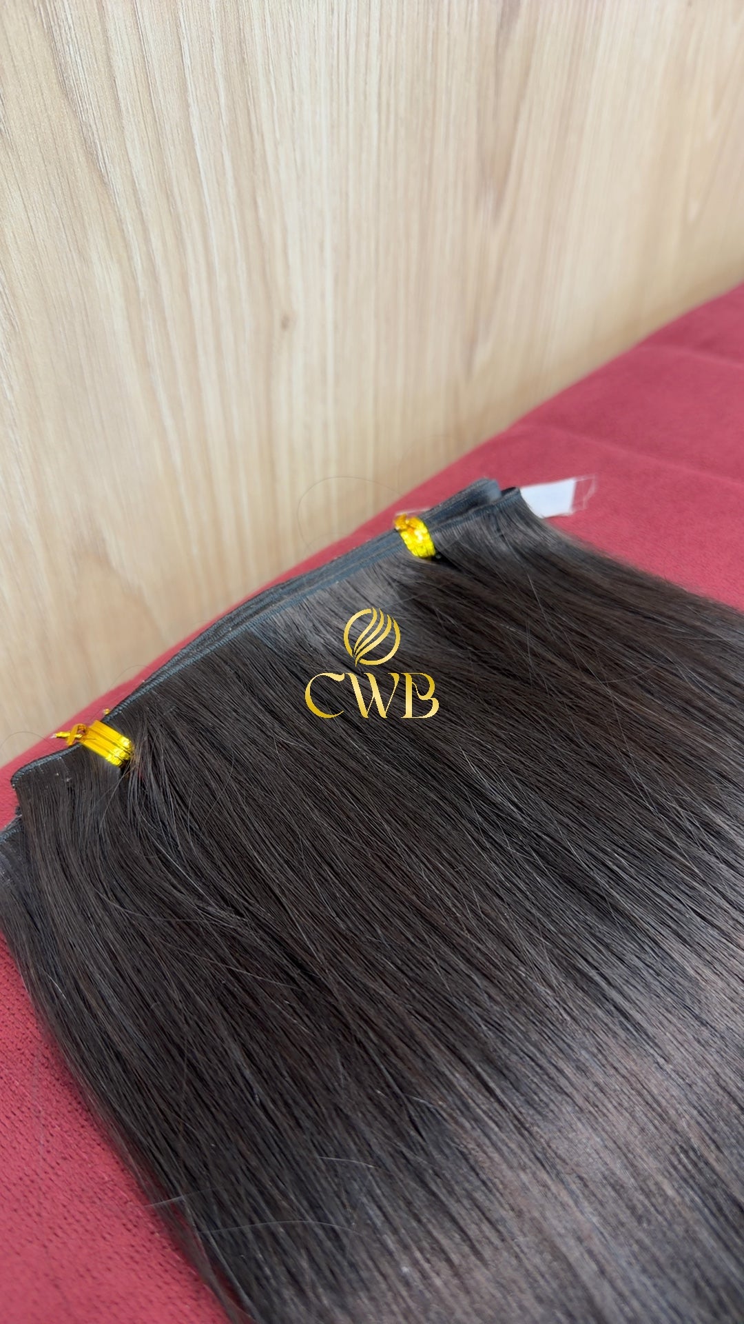 Cabelo Castanho Natural Escuro 62cm 243g Brasileiro do Sul
