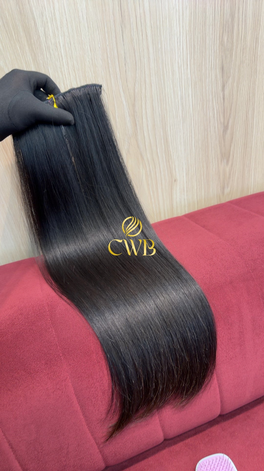Cabelo Castanho Natural Escuro 55cm 89g Brasileiro do Sul