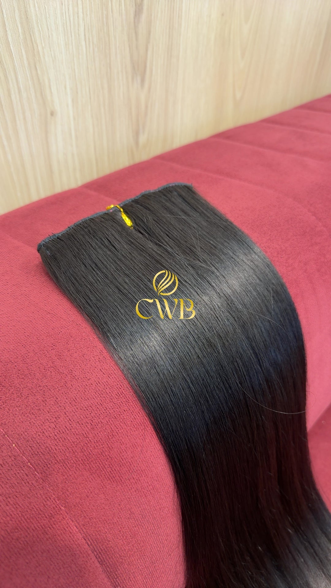 Cabelo Castanho Natural Escuro 55cm 89g Brasileiro do Sul