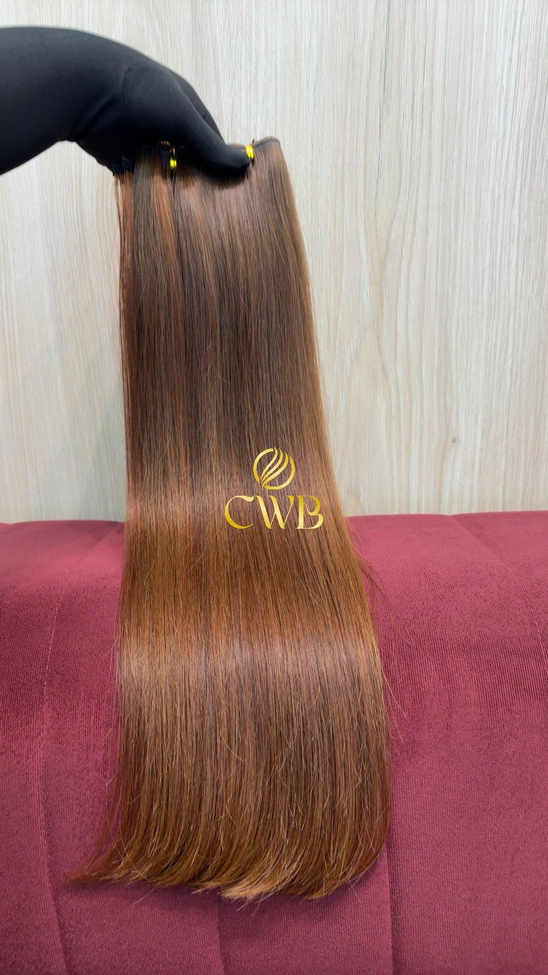 Cabelo Ruivo Natural Médio 54cm 100g Brasileiro do Sul