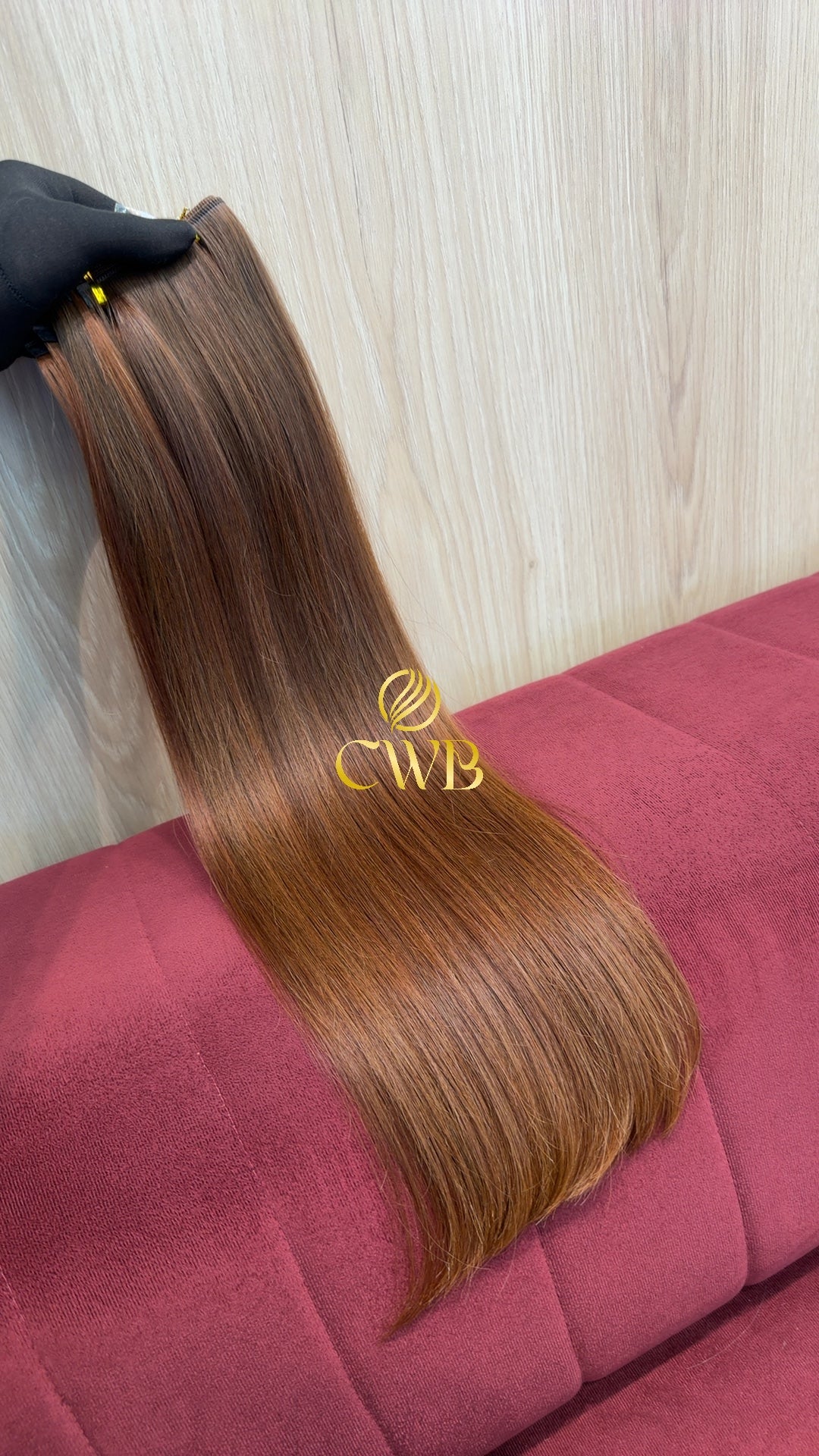 Cabelo Ruivo Natural Médio 54cm 100g Brasileiro do Sul