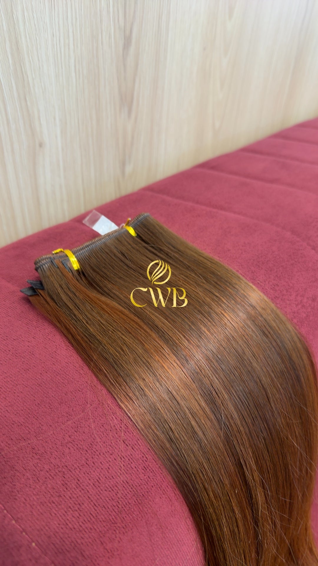 Cabelo Ruivo Natural Médio 54cm 100g Brasileiro do Sul