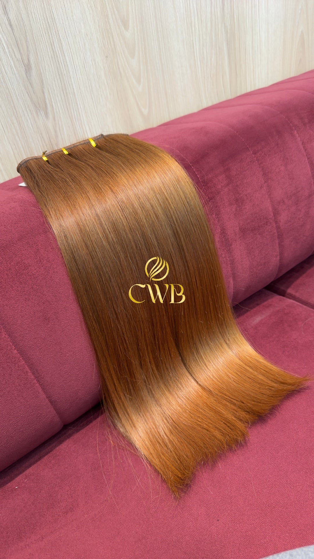 Cabelo Ruivo Natural Médio 51cm 148g Brasileiro do Sul