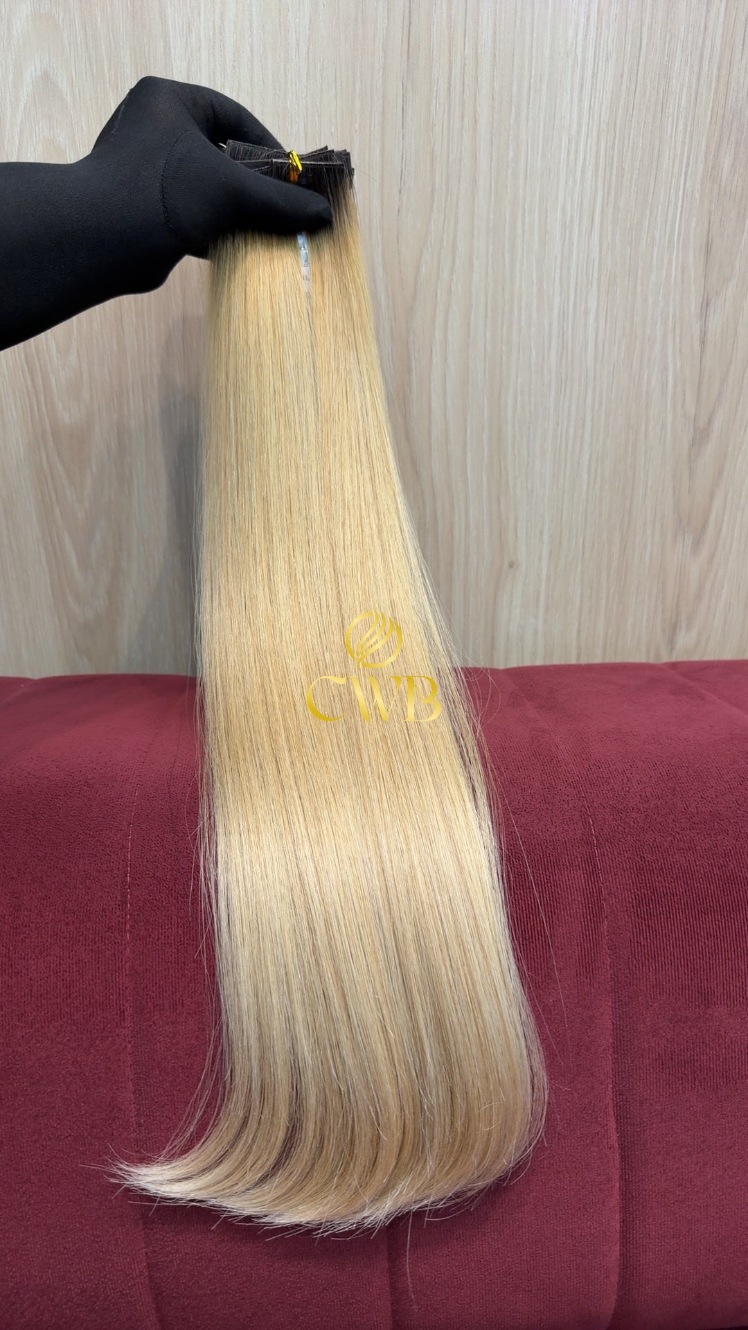 Cabelo Loiro Descolorido 54cm 78g Brasileiro do Sul
