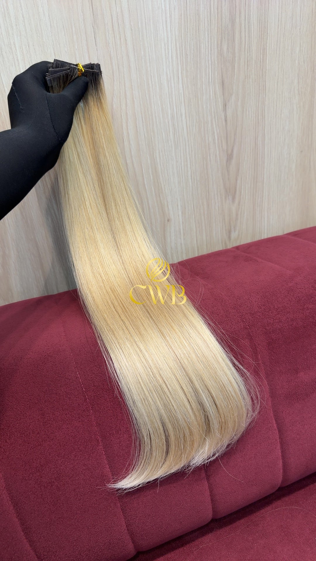 Cabelo Loiro Descolorido 54cm 78g Brasileiro do Sul