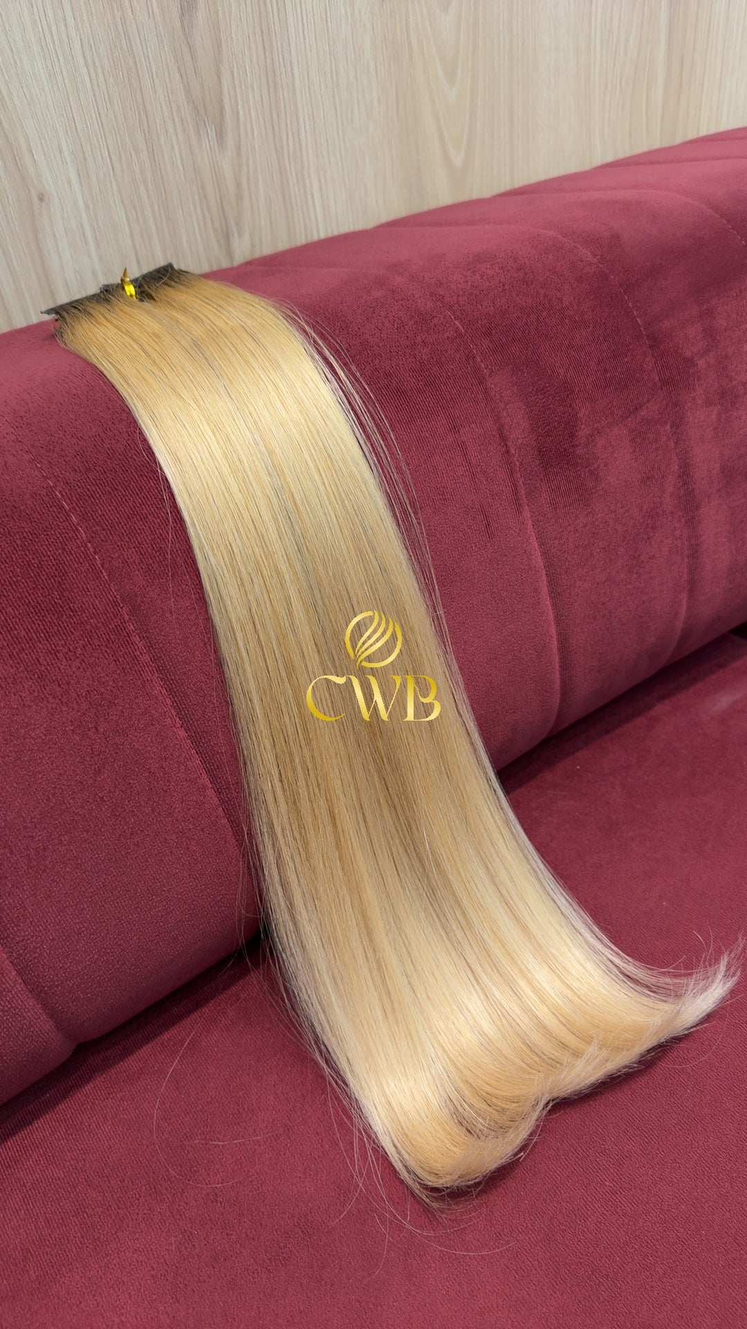 Cabelo Loiro Descolorido 54cm 78g Brasileiro do Sul