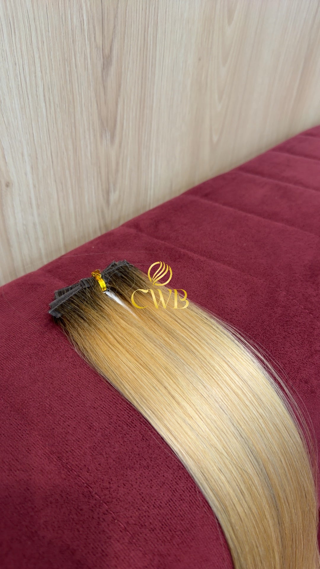 Cabelo Loiro Descolorido 54cm 78g Brasileiro do Sul
