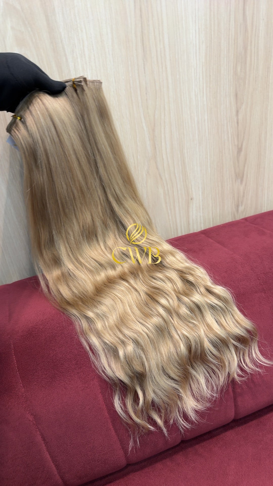 Cabelo Loiro Descolorido 58cm 167g Brasileiro do Sul