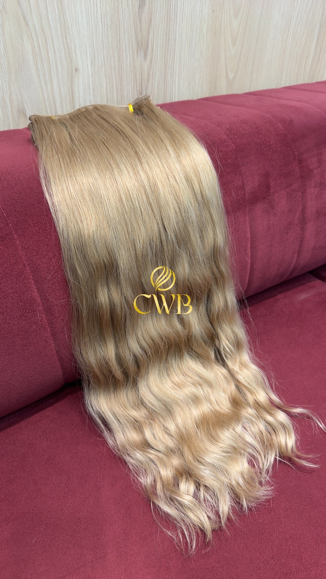Cabelo Loiro Descolorido 58cm 167g Brasileiro do Sul