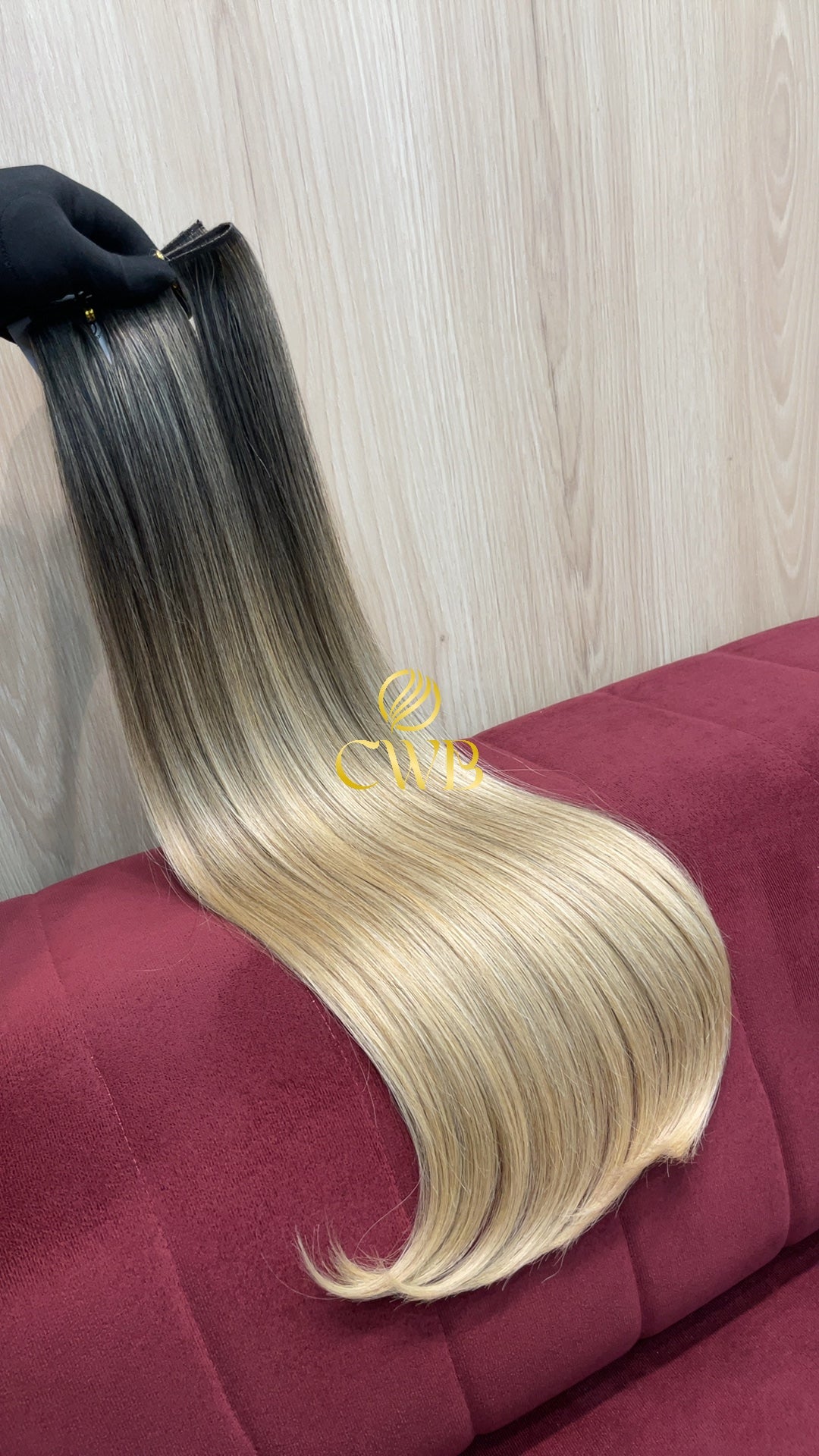 Cabelo Loiro Descolorido 61cm 86g Brasileiro do Sul