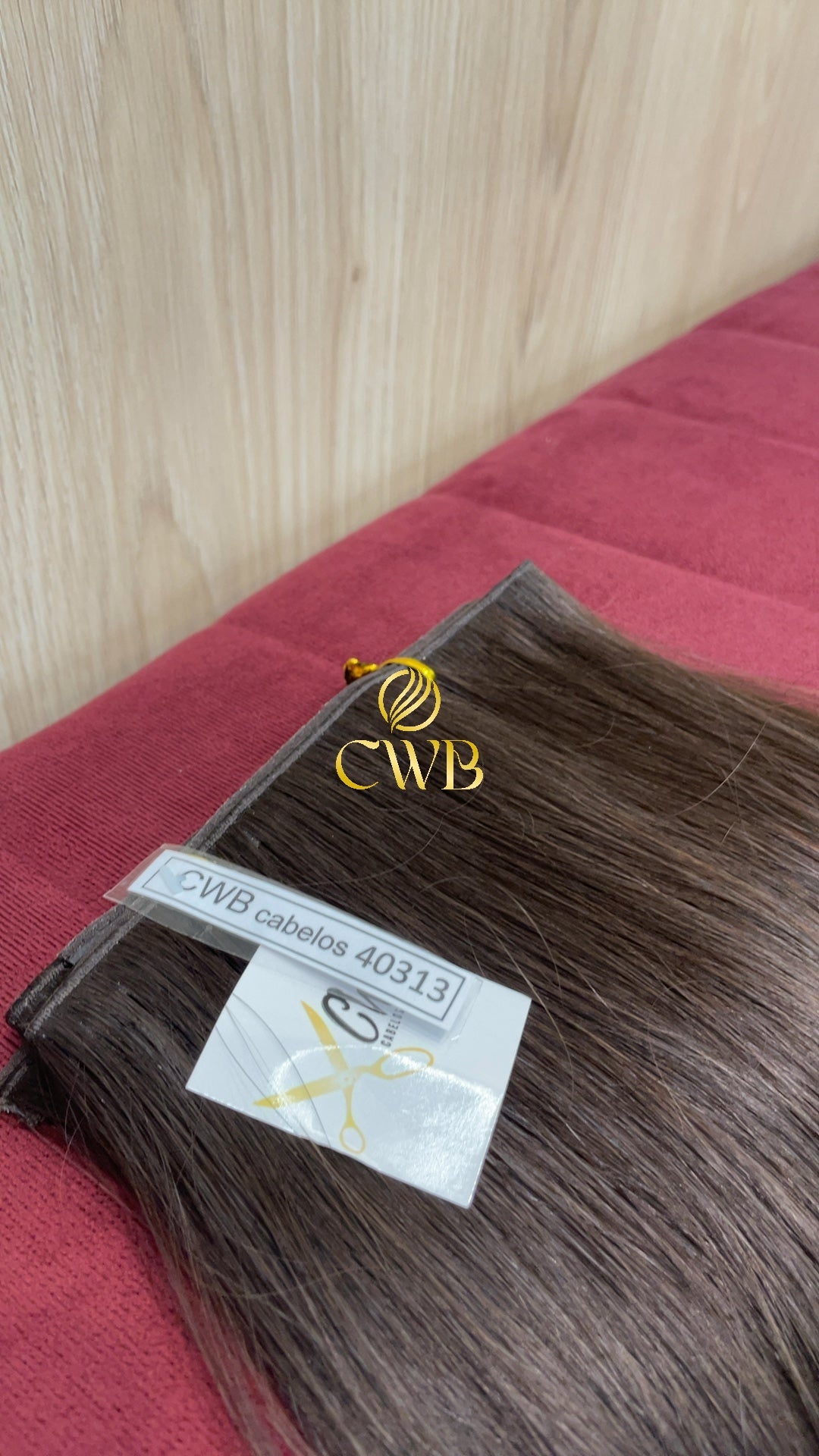 Cabelo Loiro Natural Escuro 37cm 87g Brasileiro do Sul