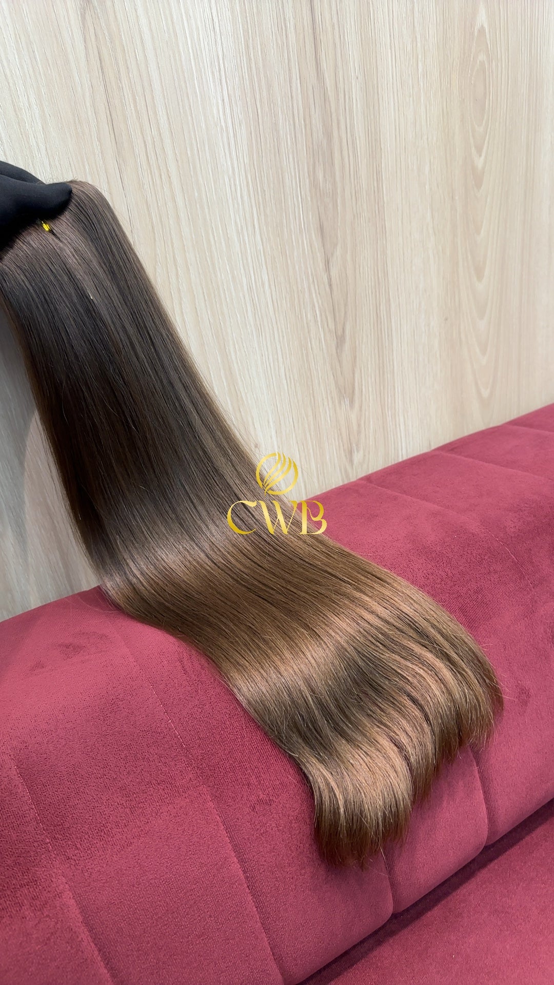 Cabelo Loiro Natural Escuro 57cm 121g Brasileiro do Sul