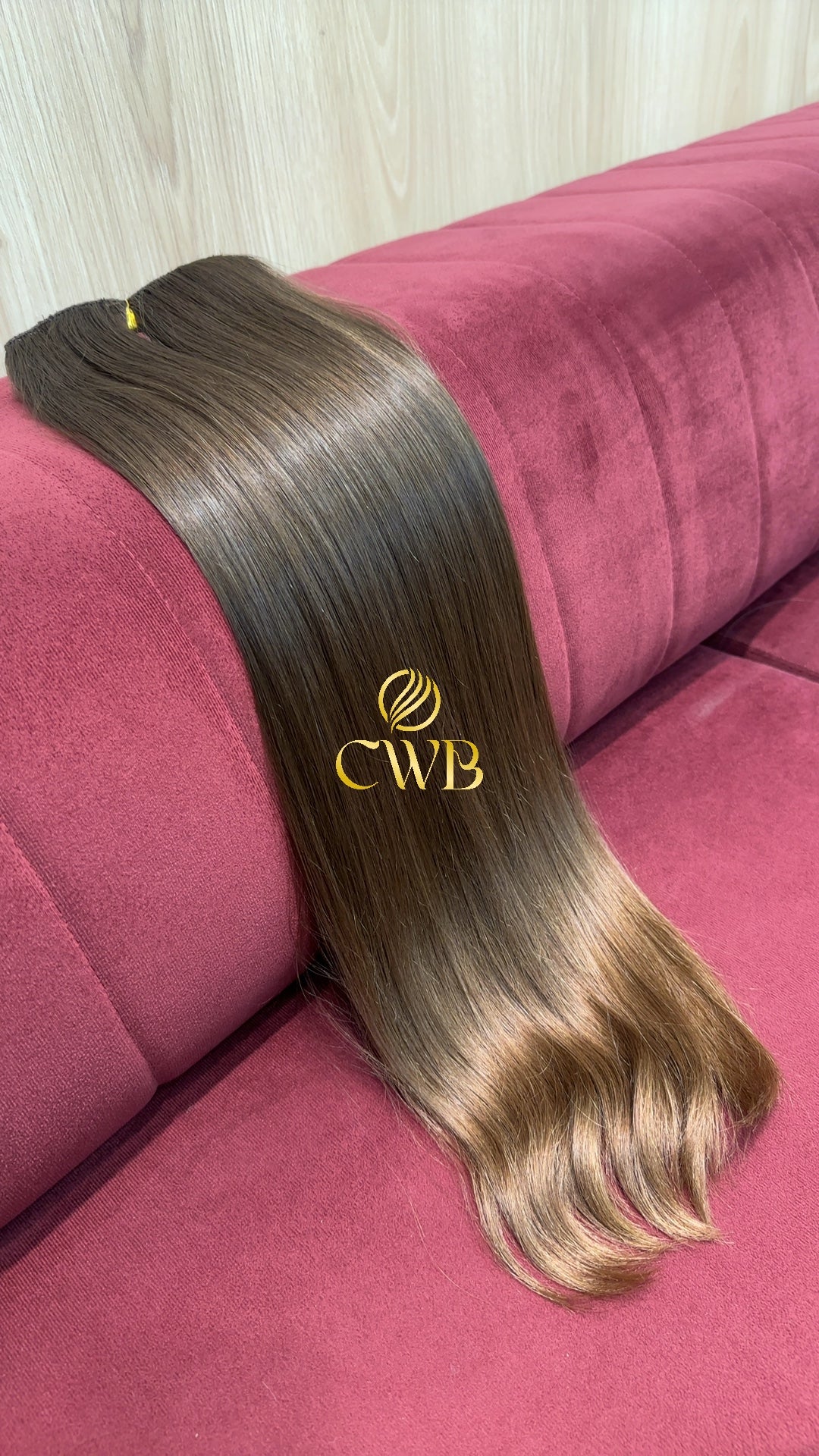 Cabelo Loiro Natural Escuro 57cm 121g Brasileiro do Sul