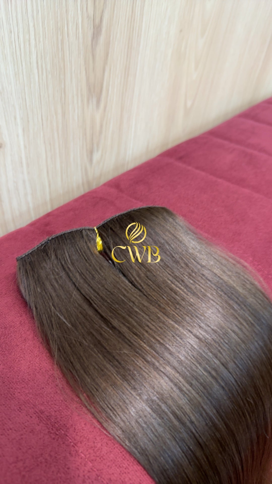 Cabelo Loiro Natural Escuro 57cm 121g Brasileiro do Sul