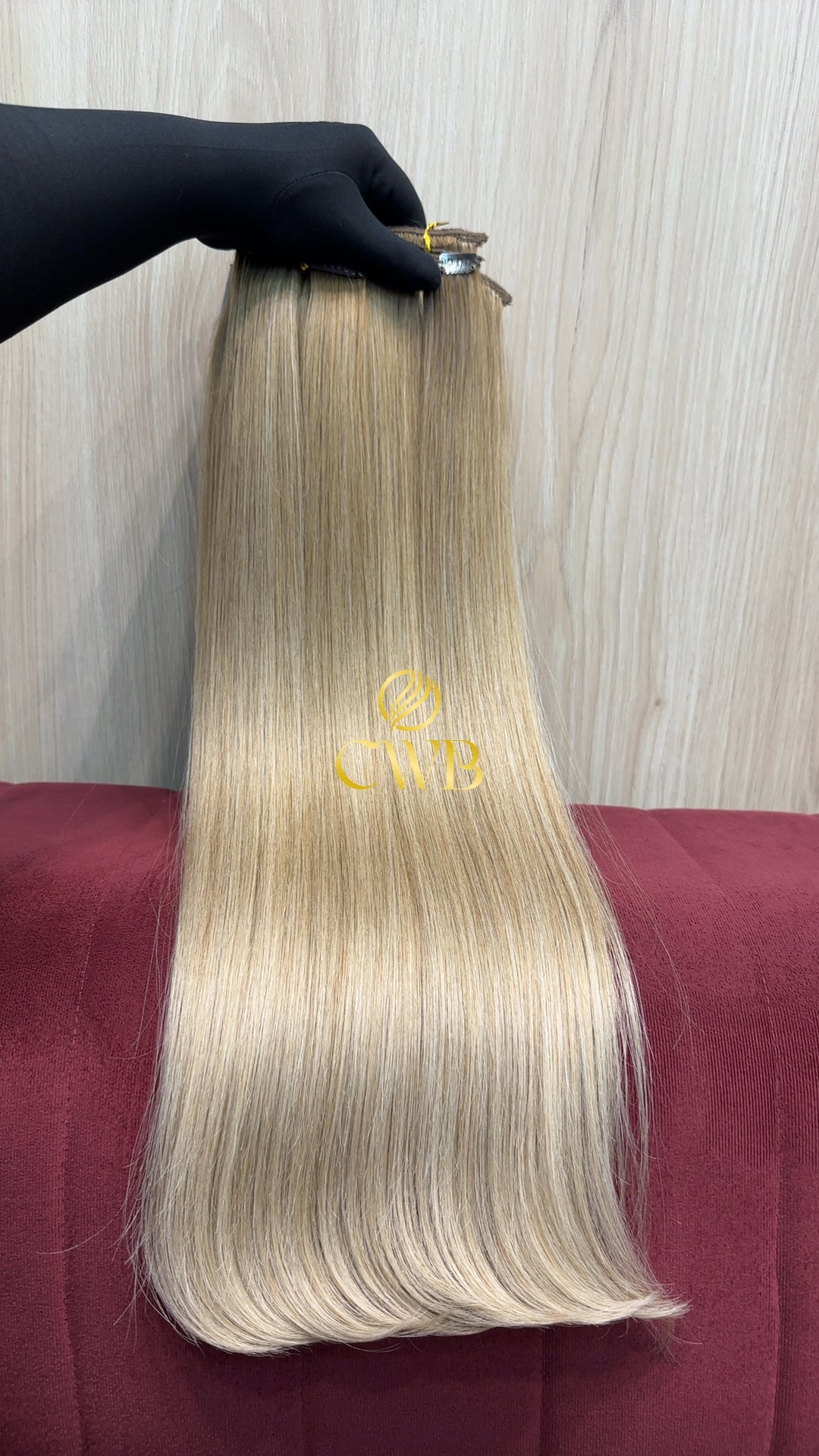 Cabelo Loiro Descolorido 57cm 161g Brasileiro do Sul