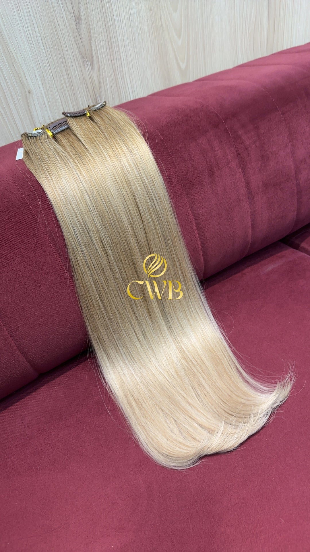 Cabelo Loiro Descolorido 57cm 161g Brasileiro do Sul
