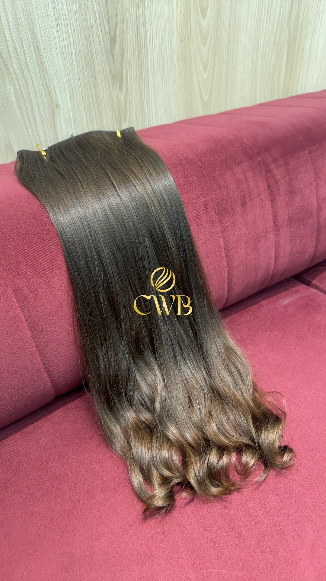 Cabelo Loiro Natural Médio 53cm 117g Brasileiro do Sul