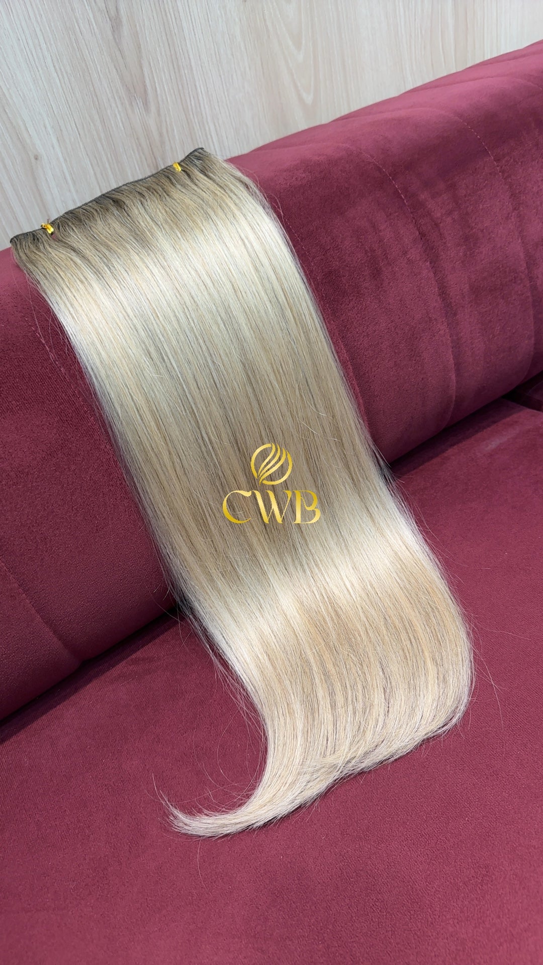 Cabelo Loiro Descolorido 56cm 71g Brasileiro do Sul