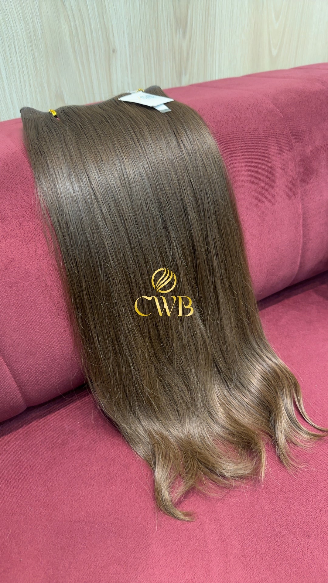 Cabelo Loiro Natural Escuro 52cm 99g Brasileiro do Sul