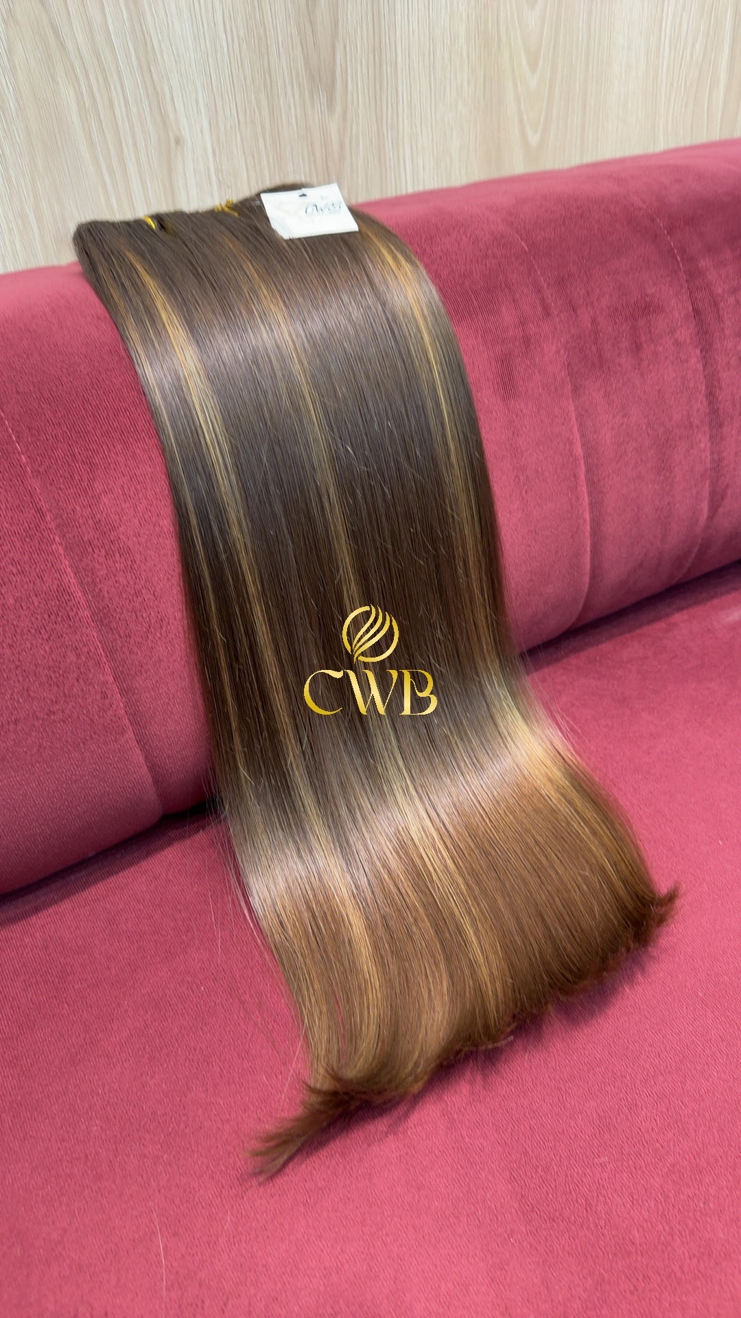Cabelo Loiro Natural Escuro 60cm 155g Brasileiro do Sul