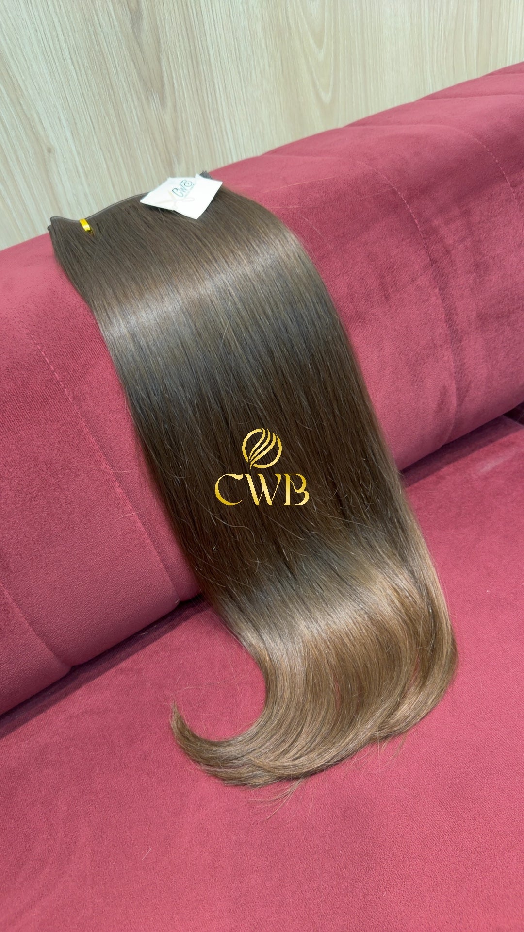 Cabelo Loiro Natural Escuro 58cm 97g Brasileiro do Sul