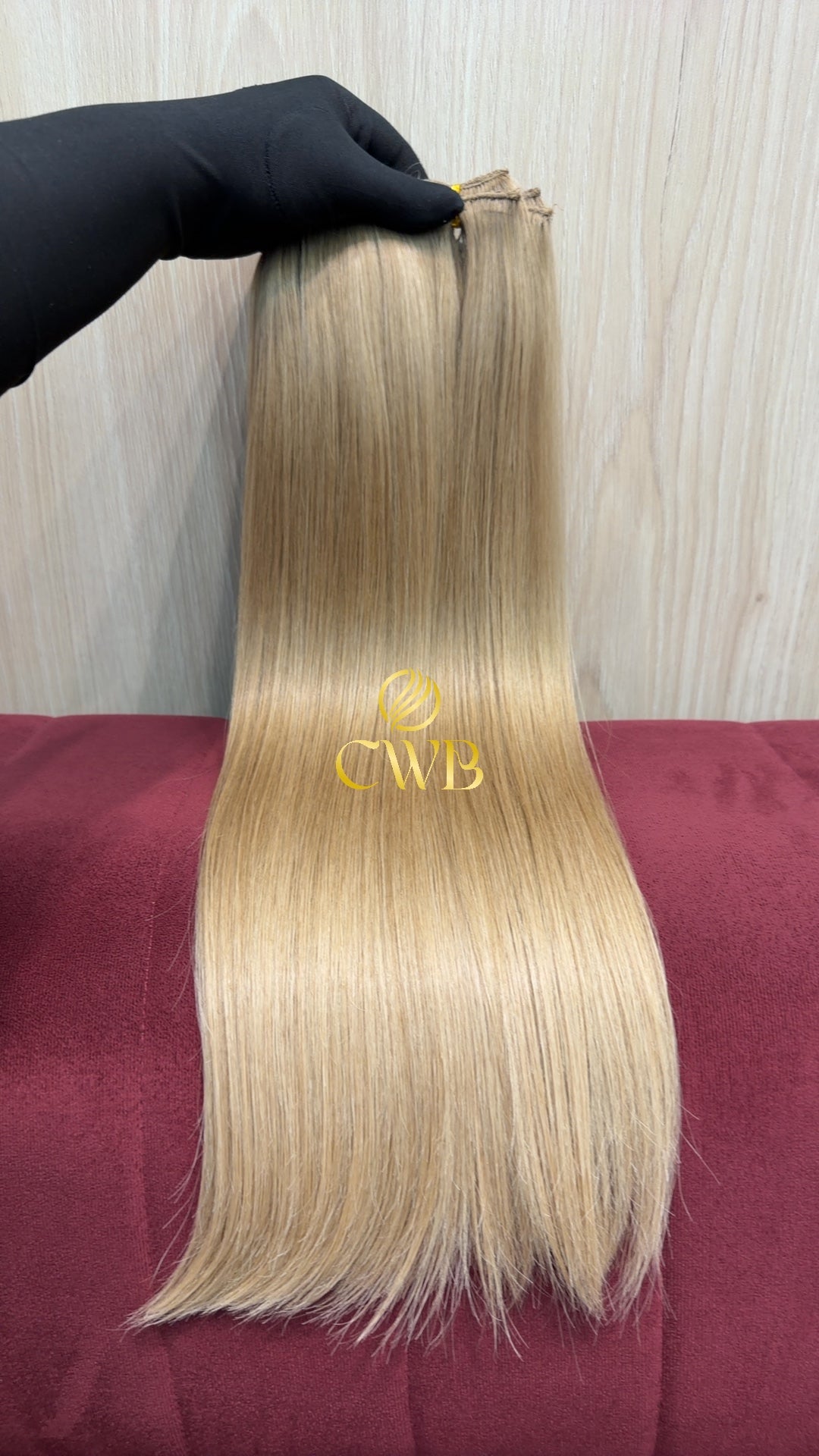 Cabelo Loiro Natural Claro 55cm 132g Brasileiro do Sul