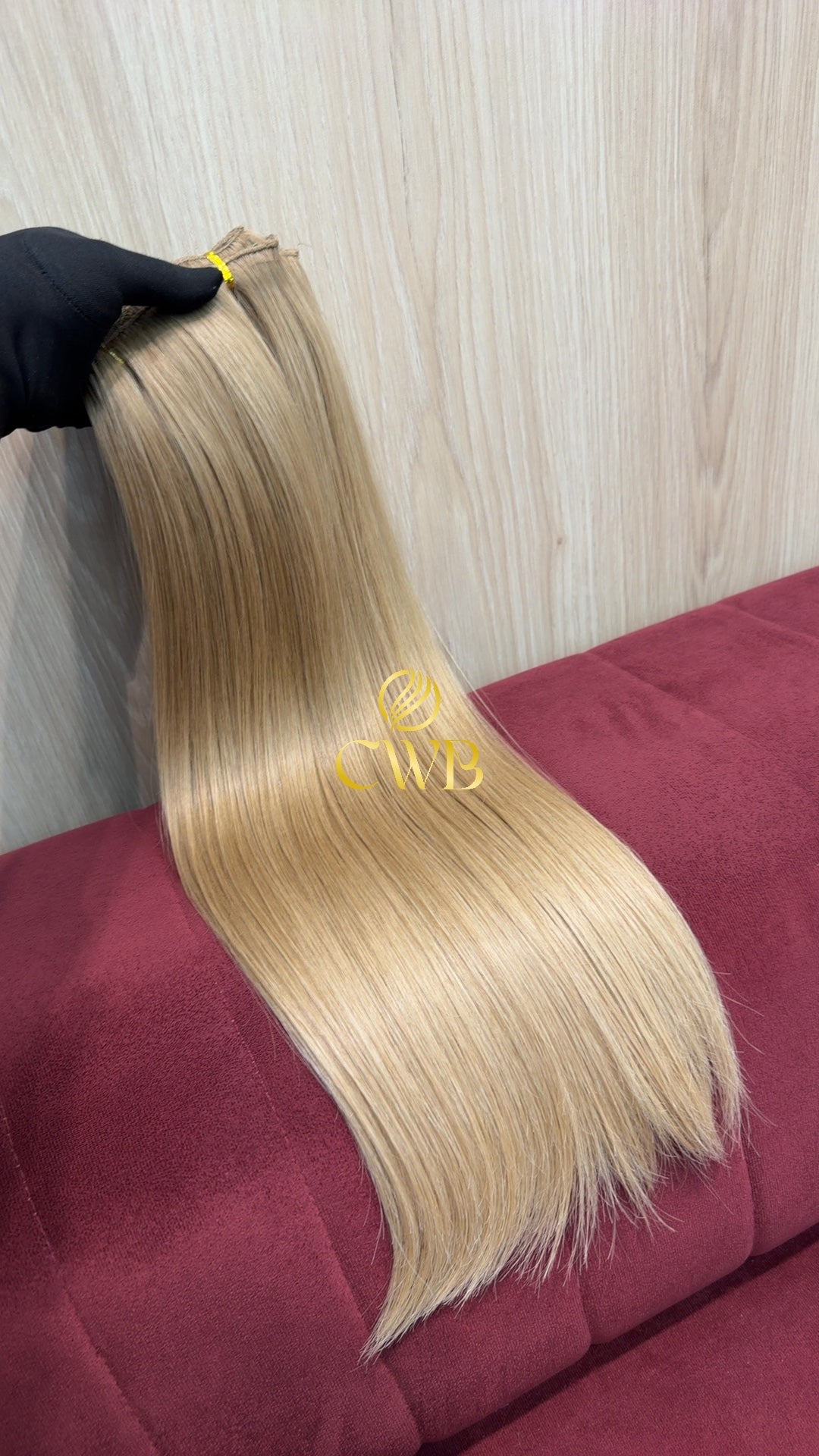 Cabelo Loiro Natural Claro 55cm 132g Brasileiro do Sul