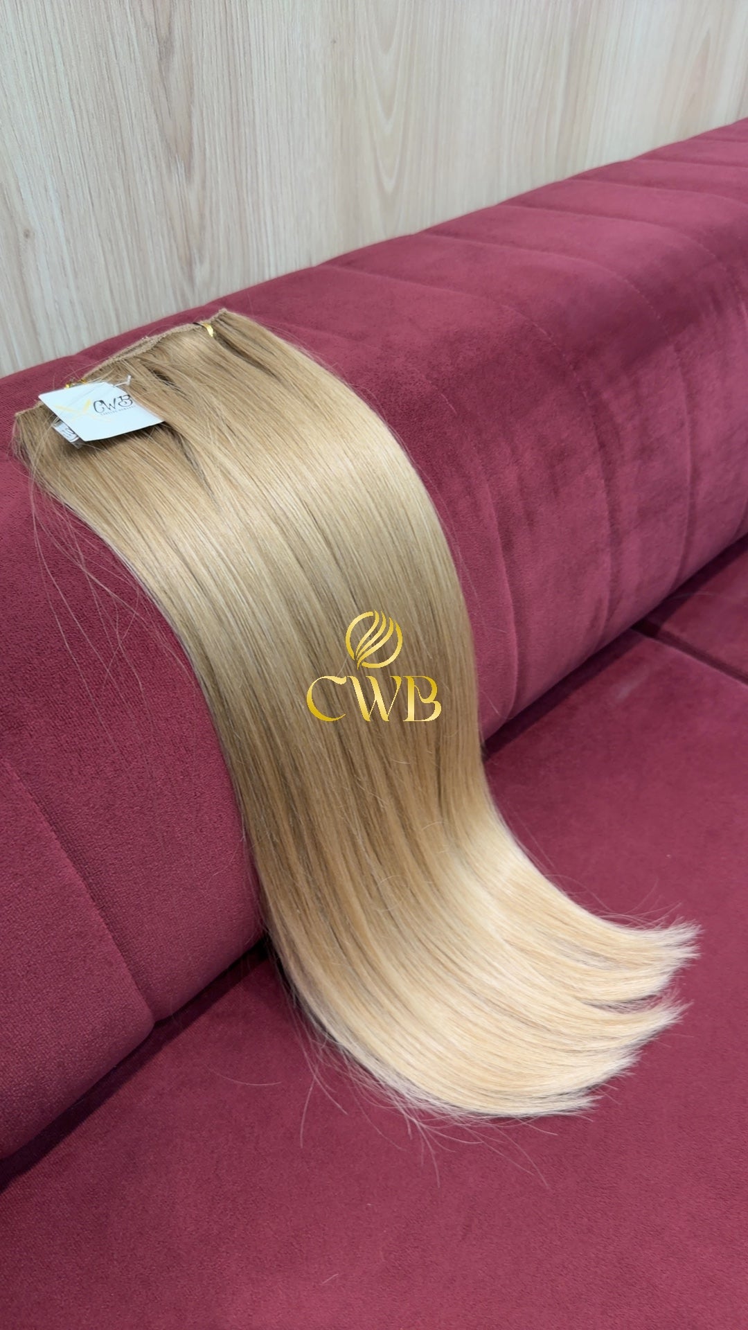 Cabelo Loiro Natural Claro 55cm 132g Brasileiro do Sul