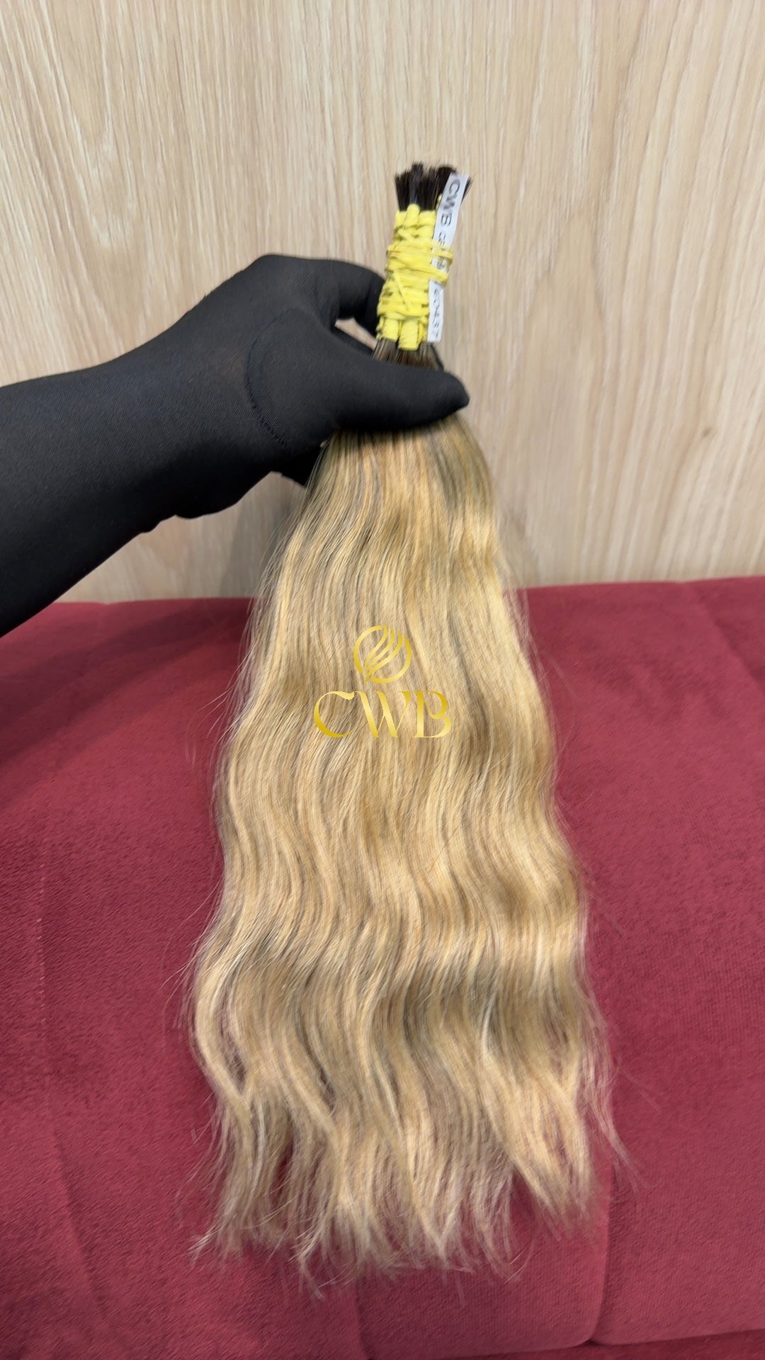 Cabelo Loiro Descolorido 40cm 77g Brasileiro do Sul