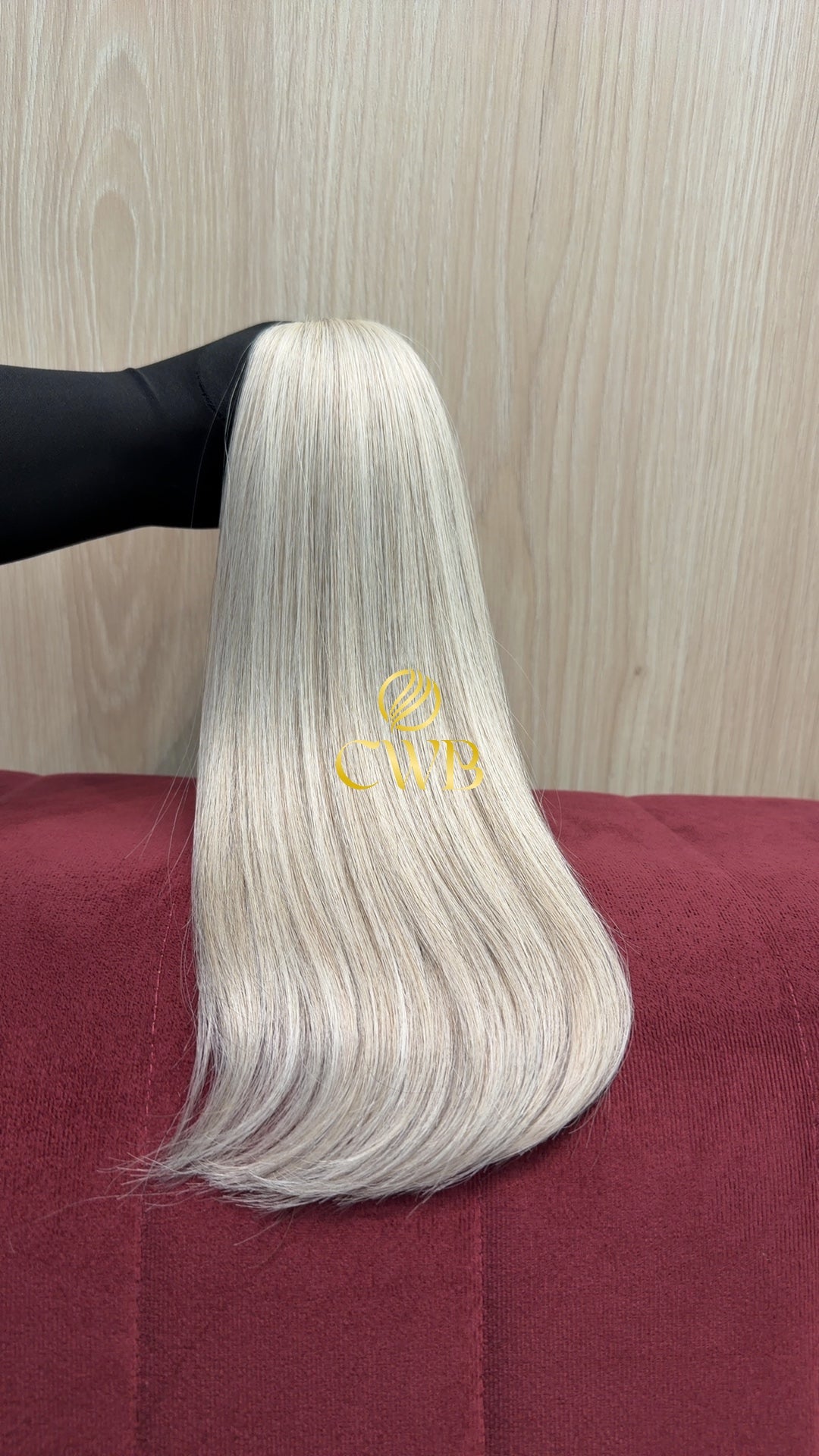 Cabelo Loiro Descolorido 44cm 56g Brasileiro do Sul