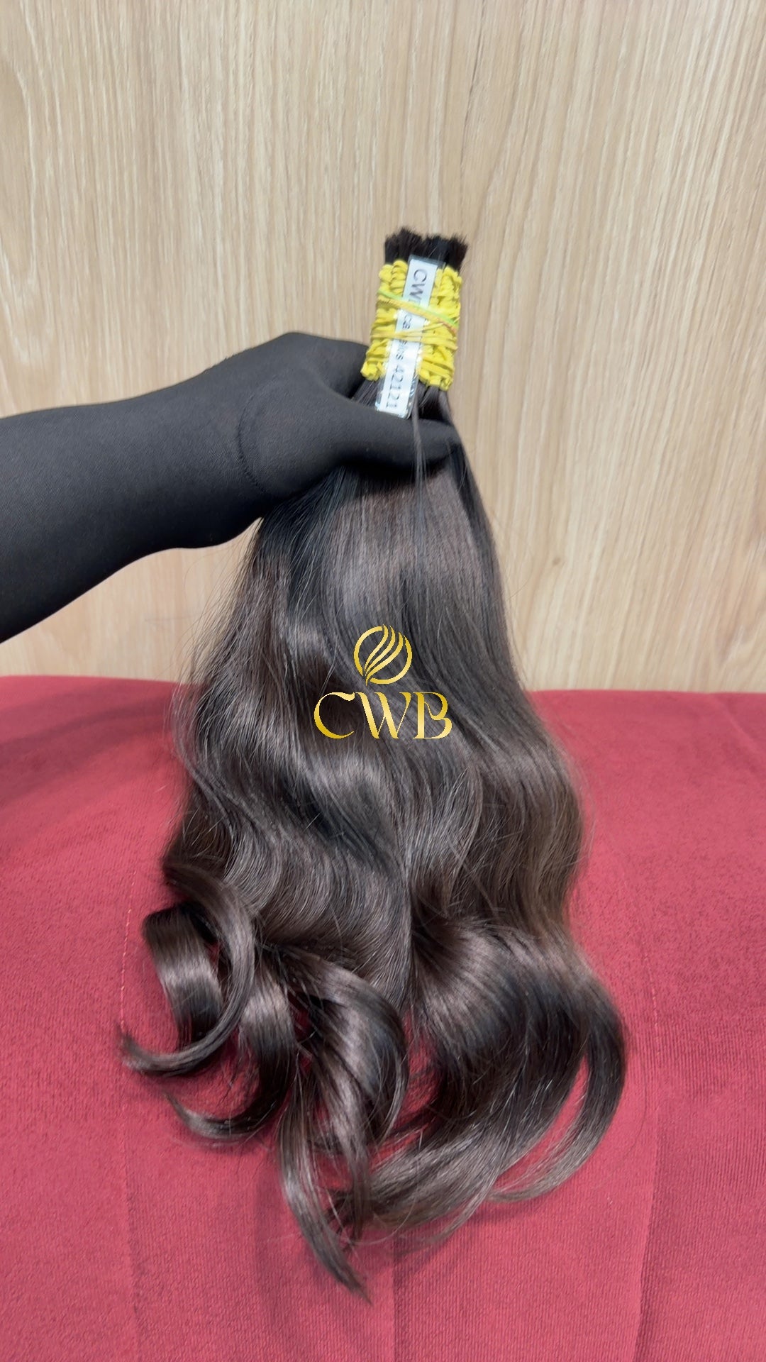 Cabelo Castanho Natural Médio 43cm 166g Brasileiro do Sul
