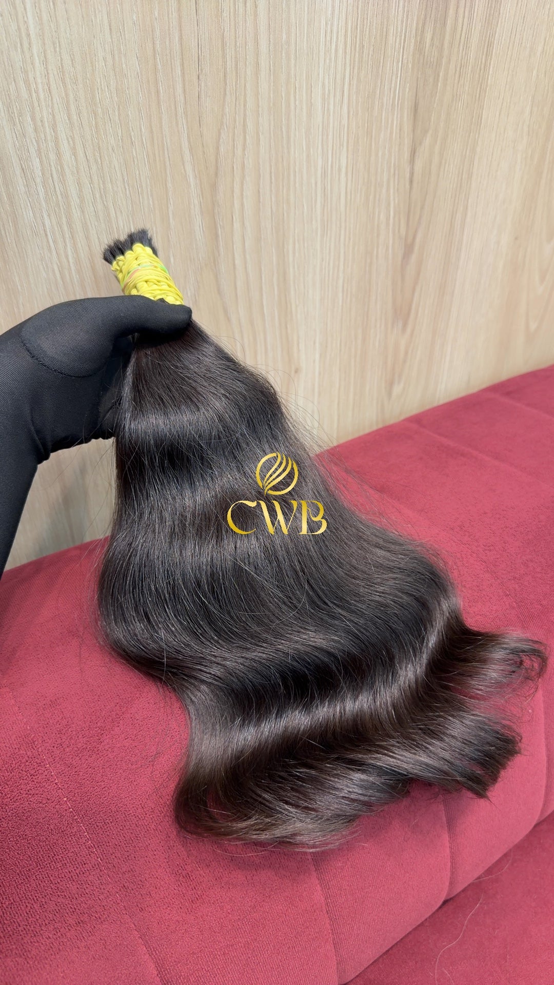 Cabelo Castanho Natural Médio 43cm 166g Brasileiro do Sul