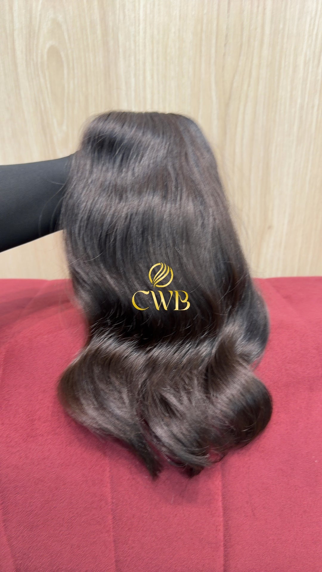 Cabelo Castanho Natural Médio 43cm 166g Brasileiro do Sul