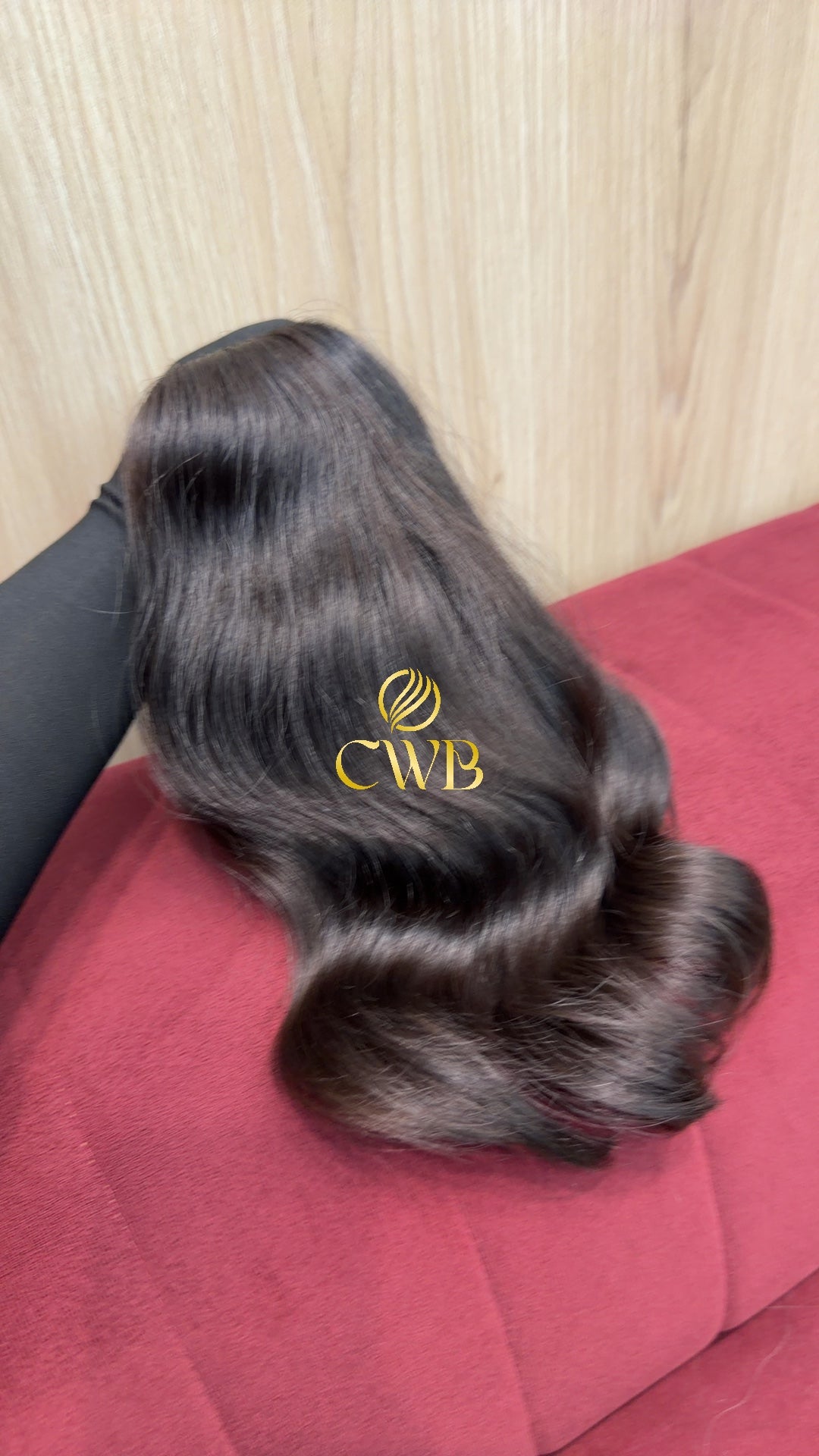Cabelo Castanho Natural Médio 43cm 166g Brasileiro do Sul