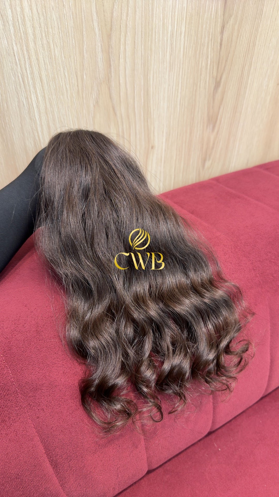 Cabelo Castanho Natural Claro 44cm 56g Brasileiro do Sul