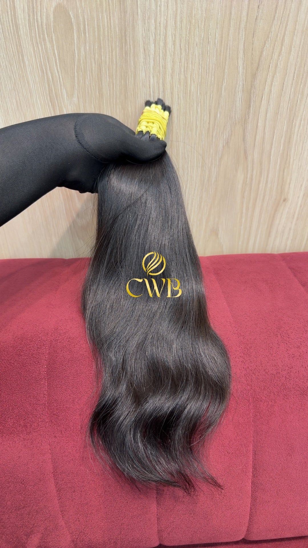 Cabelo Castanho Natural Escuro 43cm 111g Brasileiro do Sul