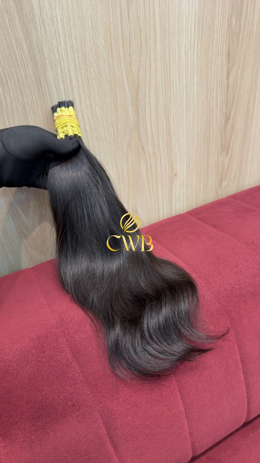 Cabelo Castanho Natural Escuro 43cm 111g Brasileiro do Sul