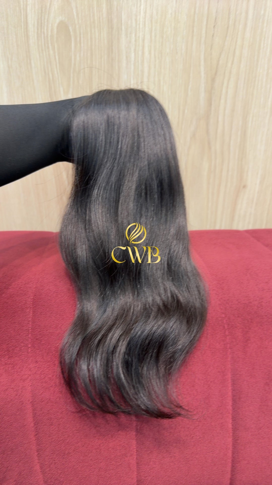 Cabelo Castanho Natural Escuro 43cm 111g Brasileiro do Sul