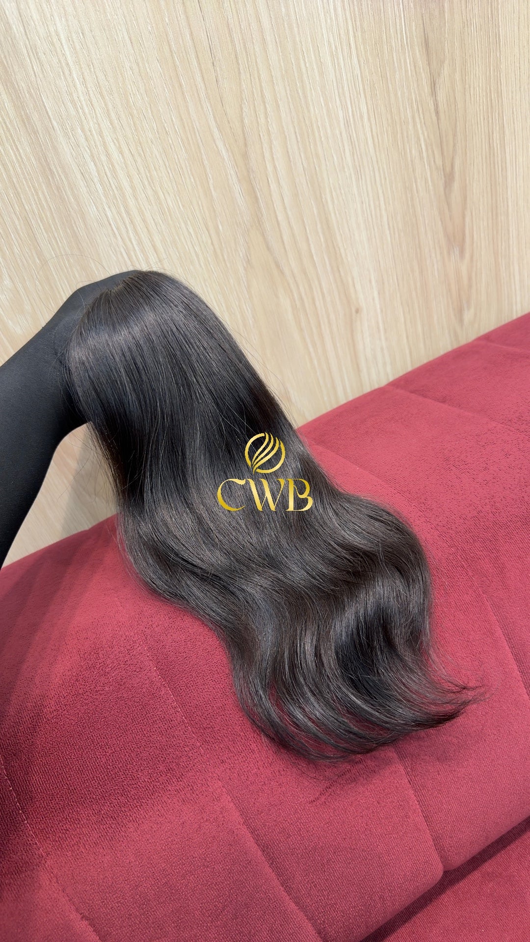 Cabelo Castanho Natural Escuro 43cm 111g Brasileiro do Sul