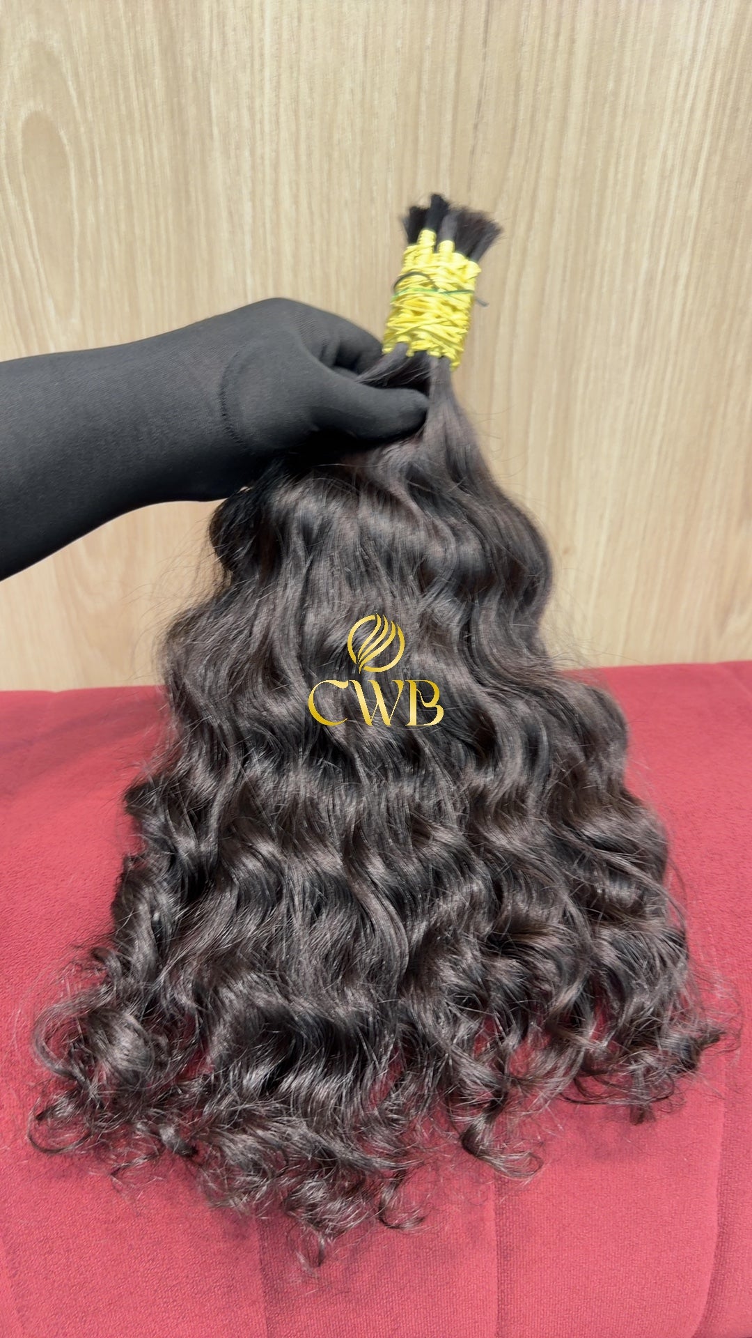 Cabelo Castanho Natural Escuro 40cm 177g Brasileiro do Sul