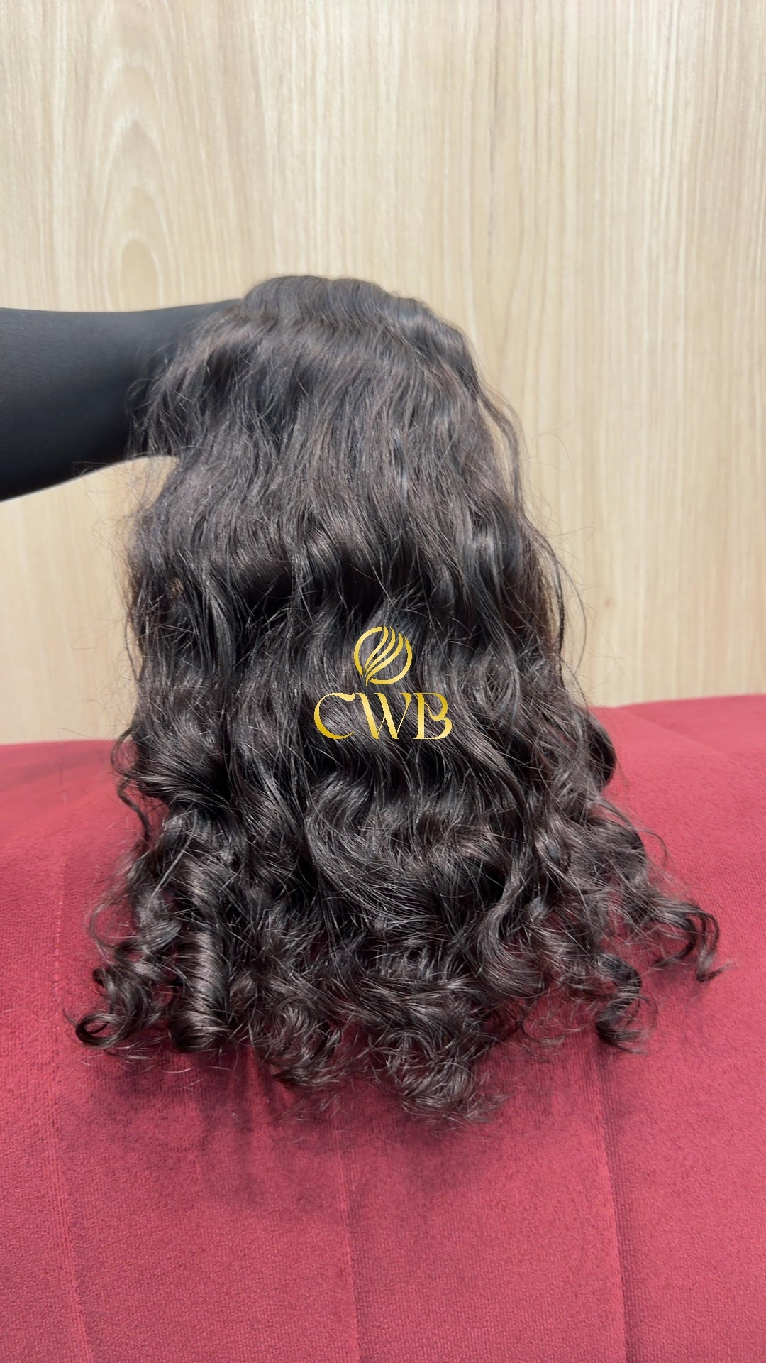 Cabelo Castanho Natural Escuro 40cm 177g Brasileiro do Sul