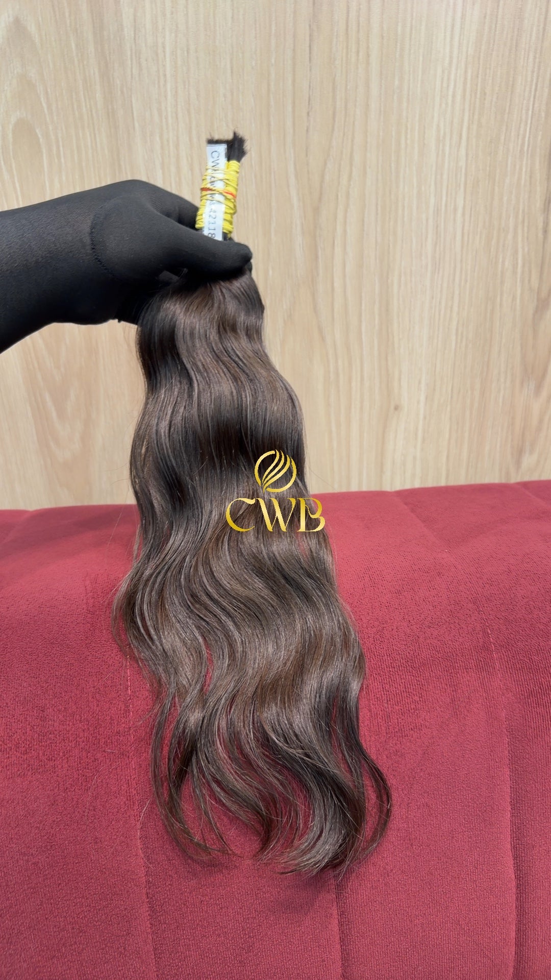 Cabelo Castanho Natural Claro 43cm 52g Brasileiro do Sul